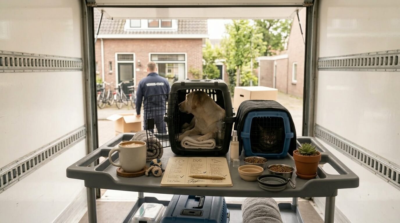Huisdier-transport tijdens verhuizing als upsell
