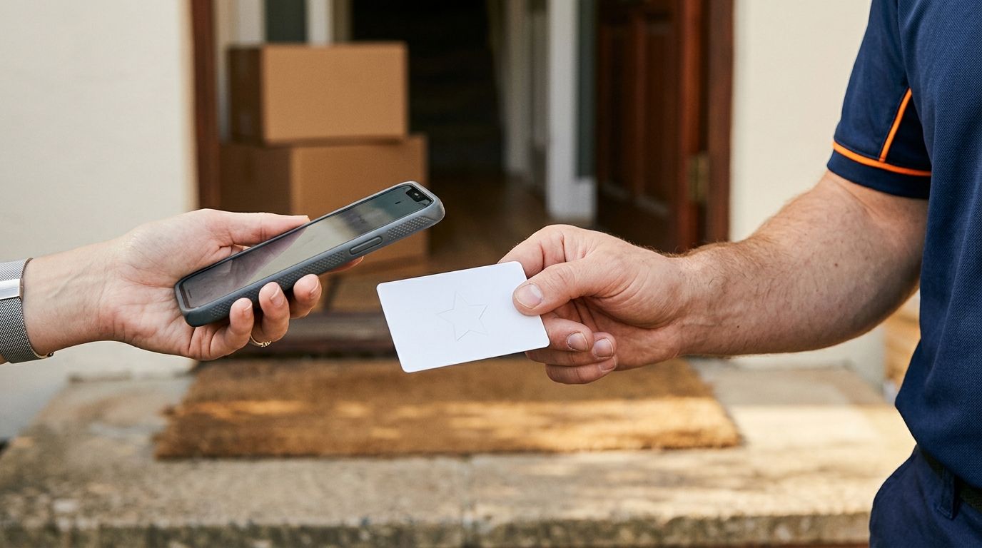 Review-hardware in de verhuisbus: NFC, QR of display?