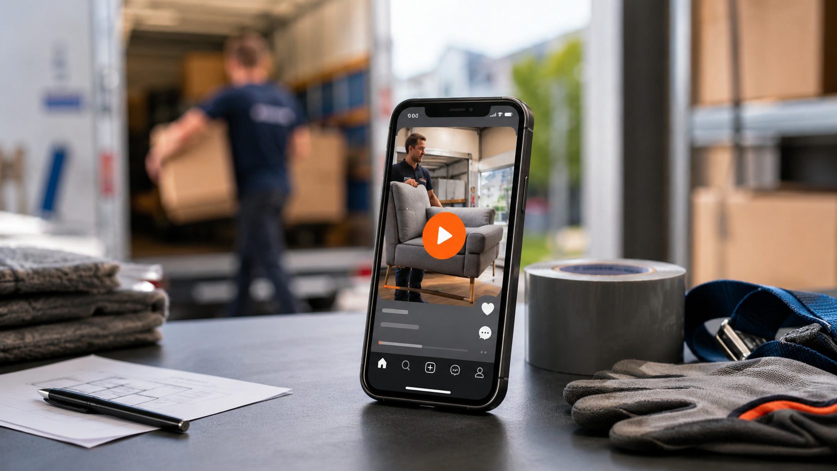 Instagram Reel voor verhuizer